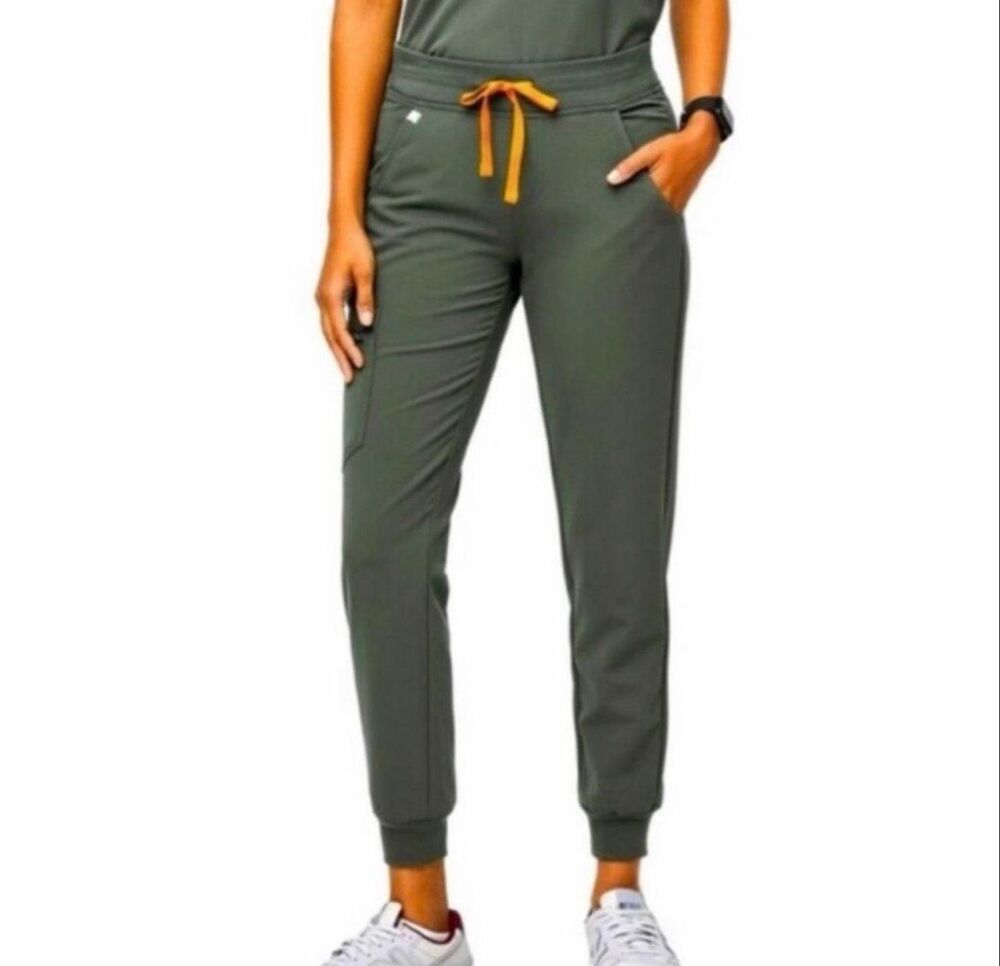 Figs NEW size 3XL Tall Olive Green Zamora Jogger Scrub Pants